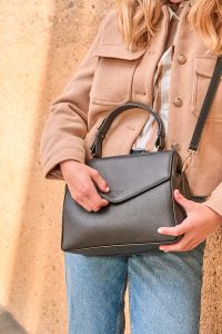 Zachte leren tas - dames